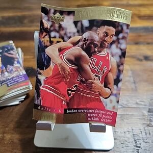 1998-99 Upper Deck Michael Jordan Memorable Moments Chicago Bulls #1 HOF